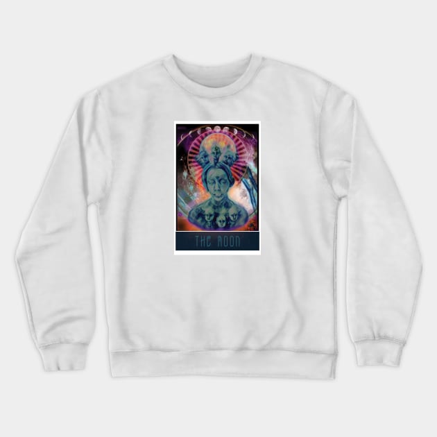 The Moon Crewneck Sweatshirt by Artgirl253